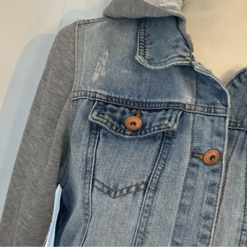 Ci Sono denim jacket detachable hoodie size large - Picture 4 of 9